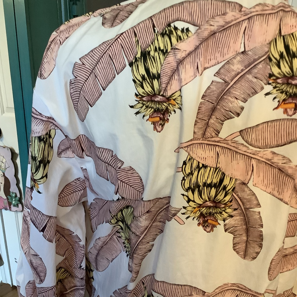 Nwt Desmond & Dempsey X H&M Pink Floral Shirt Dress — image 6 of 8